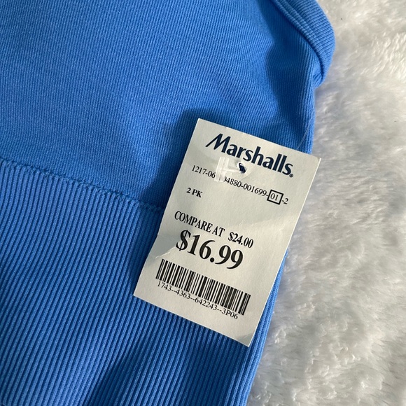 Marshalls Blue and White Sports Bra Set New with Tags - Picture 2 of 4
